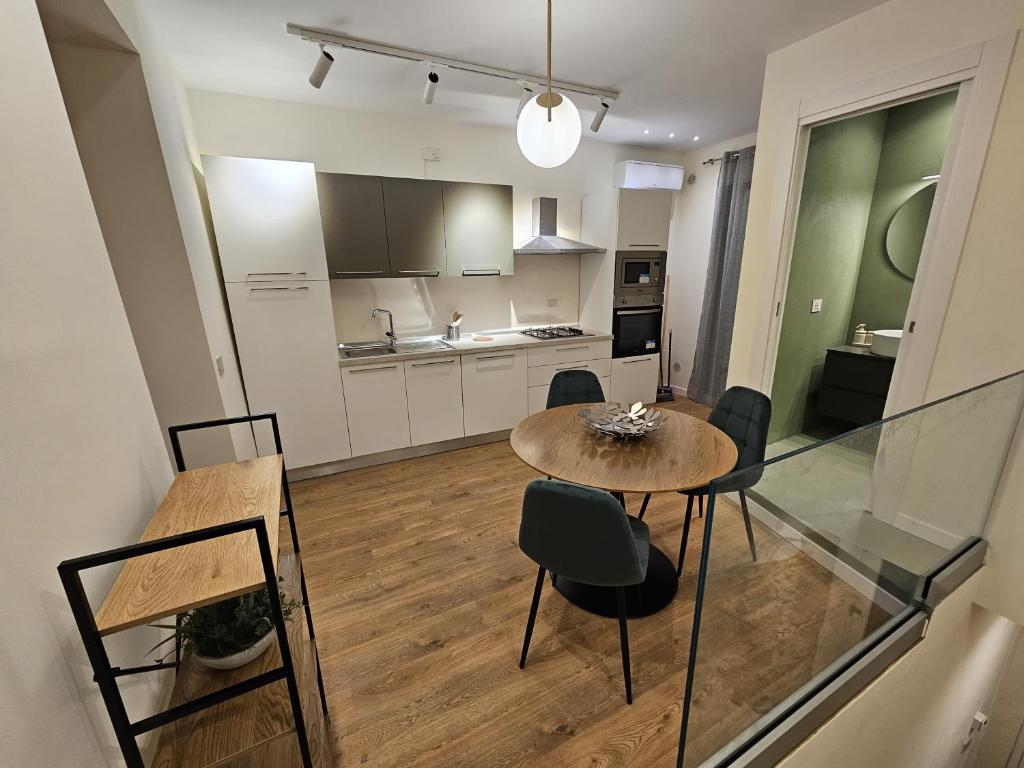 Kuchyň nebo kuchyňský kout v ubytování Foder'House Design Suite