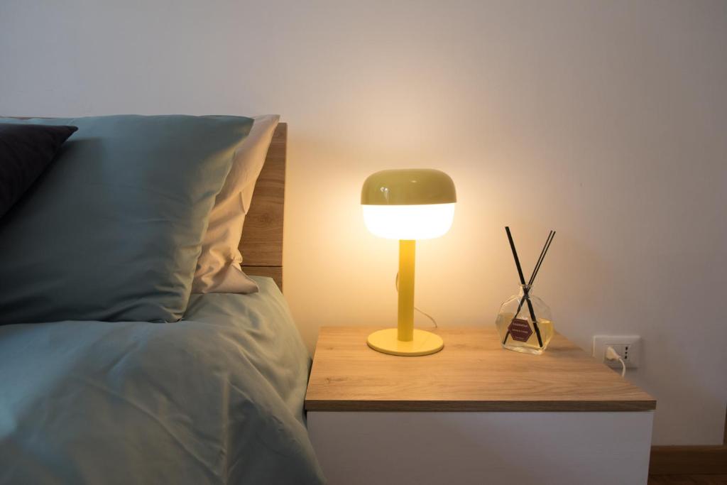 Letto o letti in una camera di Casa Eva - Roma