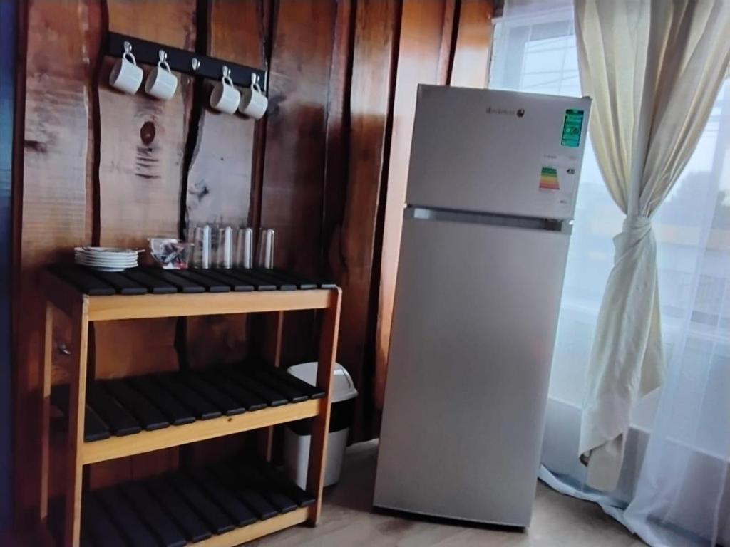Kuchyň nebo kuchyňský kout v ubytování Hostal Maravillas del Sur