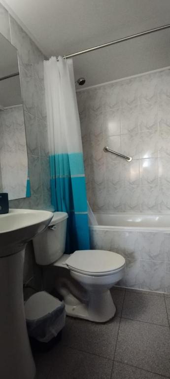 Koupelna v ubytování Hostal Maravillas del Sur