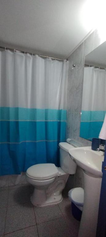 Koupelna v ubytování Hostal Maravillas del Sur