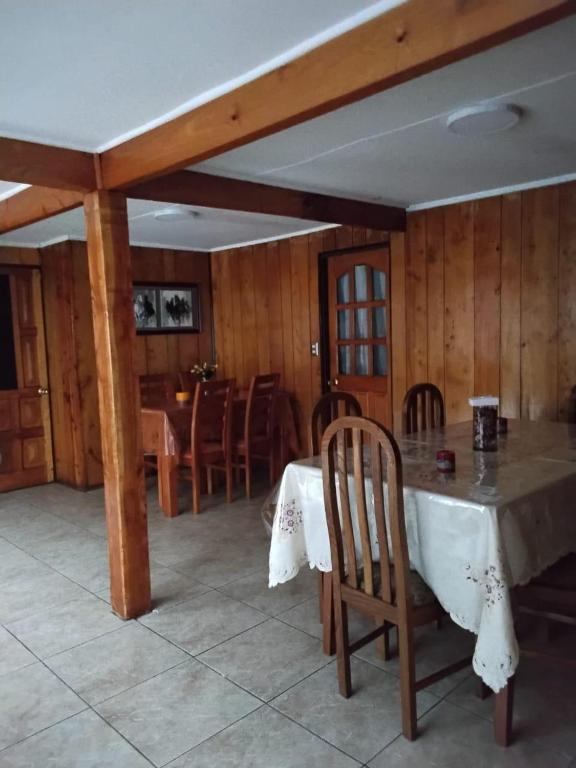 Restaurace v ubytování Hostal Maravillas del Sur