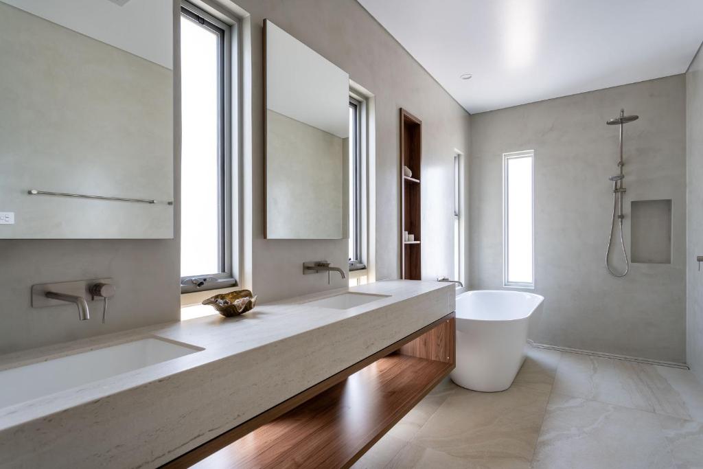 Koupelna v ubytování Apricus I Private Properties