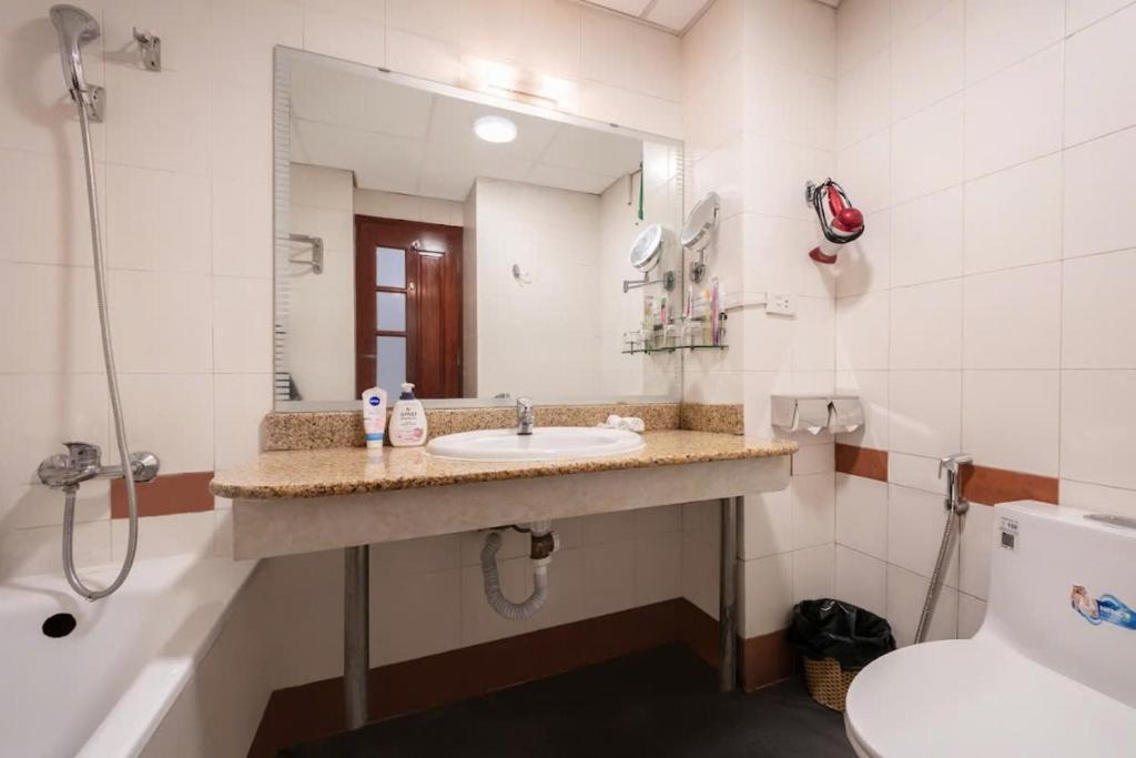 Koupelna v ubytování A25 Hotel - 26 Hàng Nón