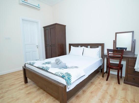 Postel nebo postele na pokoji v ubytování Villa Sea Links ( Biệt Thự nghỉ dưỡng )
