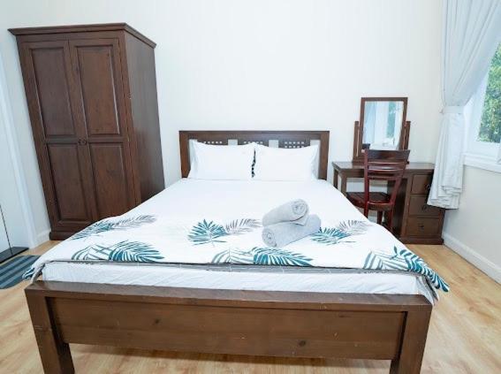 Postel nebo postele na pokoji v ubytování Villa Sea Links ( Biệt Thự nghỉ dưỡng )