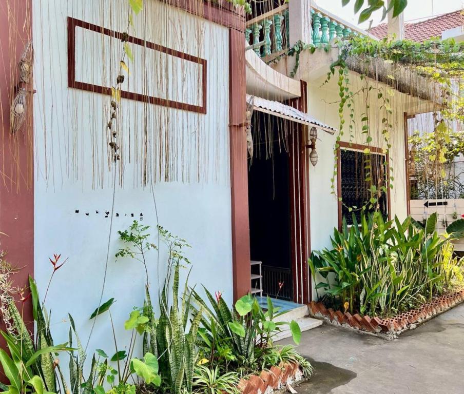 Zahrada ubytování Lotus Blanc Homestay