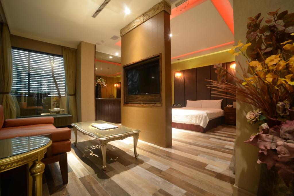 Letto o letti in una camera di 天上人間精品旅館