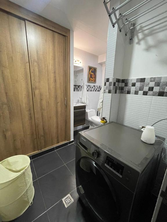 Η κουζίνα ή μικρή κουζίνα στο Cozy & Stylish Private Studio 201