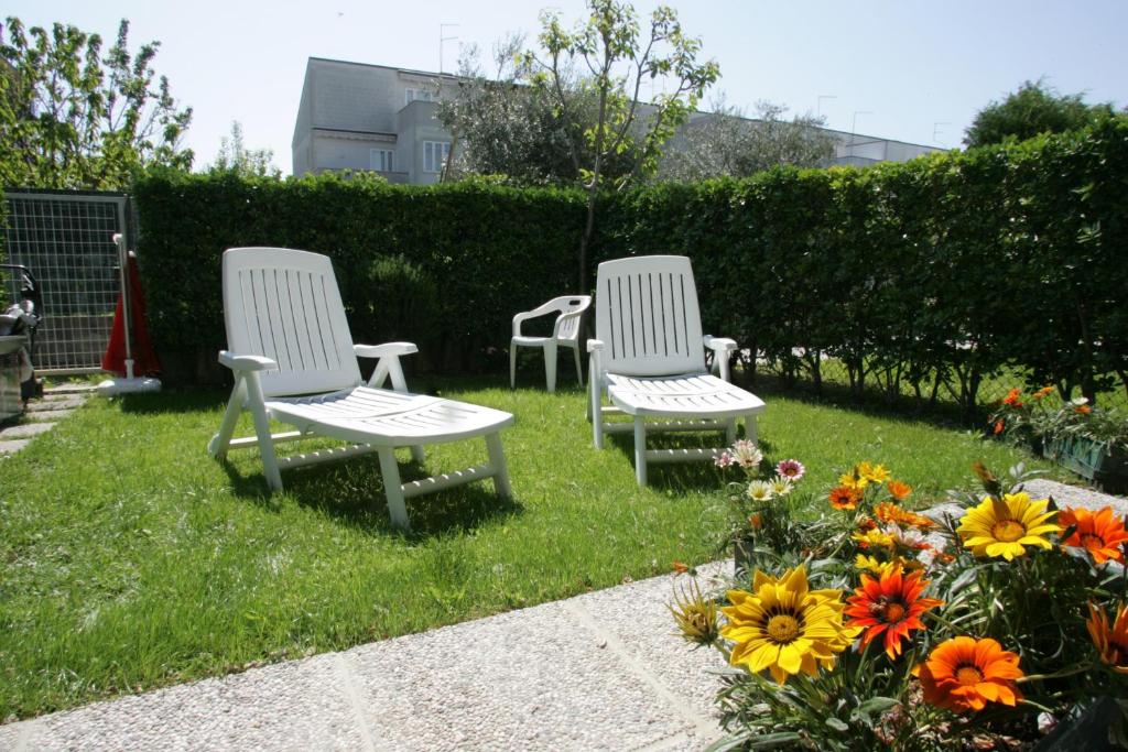 Zahrada ubytování B&B Il Glicine Fiorito