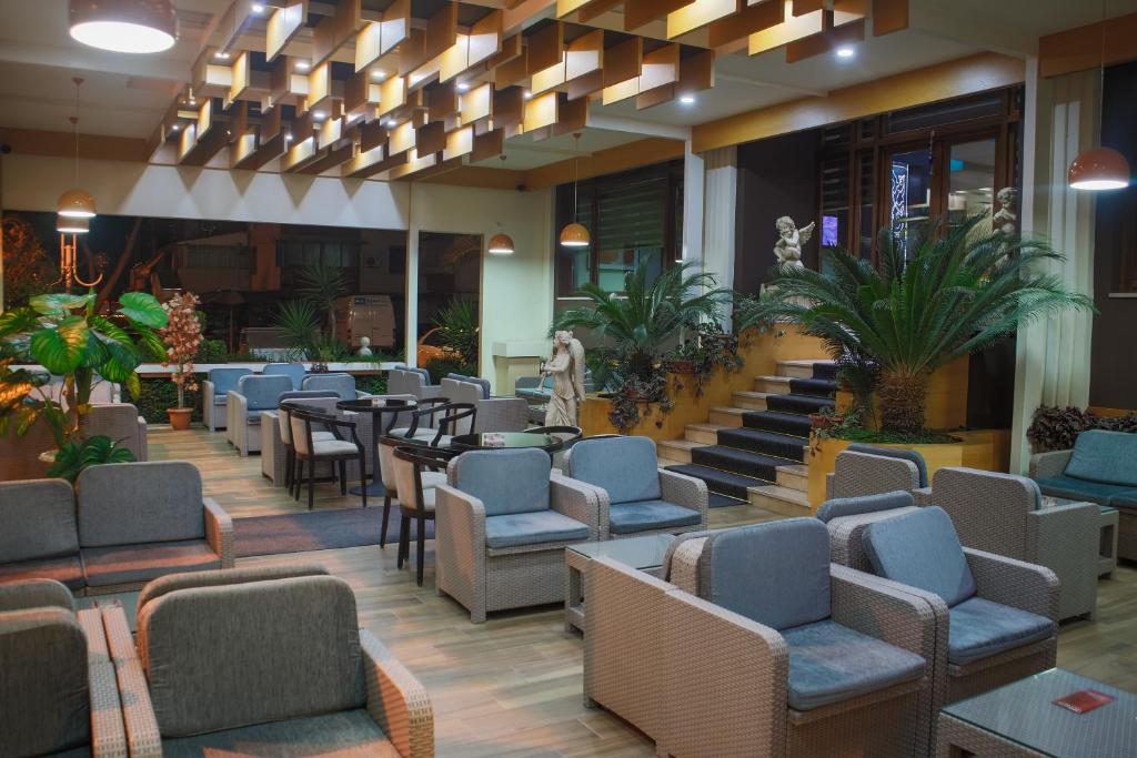 Posezení v ubytování Grand Hotel