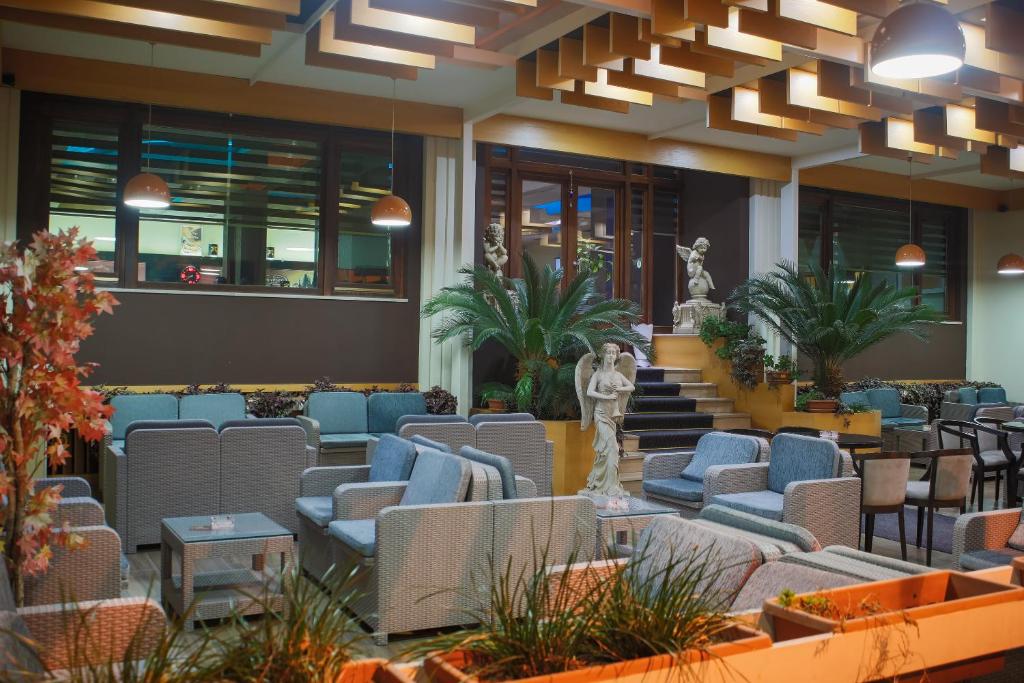 Posezení v ubytování Grand Hotel