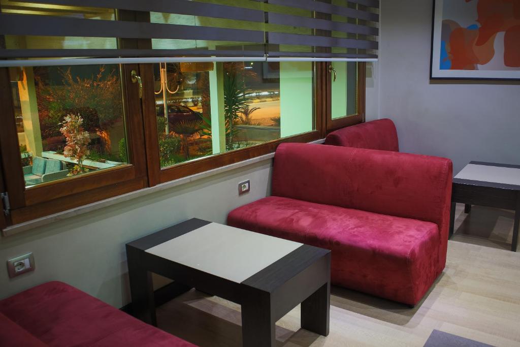 Posezení v ubytování Grand Hotel