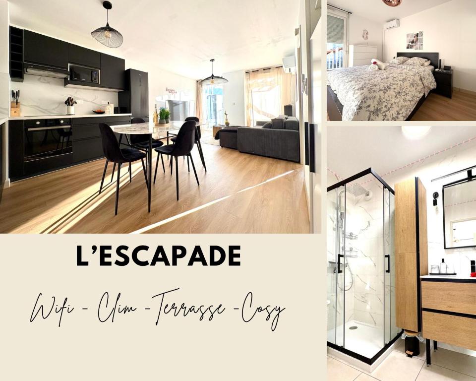 Photo de la galerie de l'établissement ESCAPADE - Climatisé, Terrasse, Wifi Top ProsConciergerie, à Montpellier