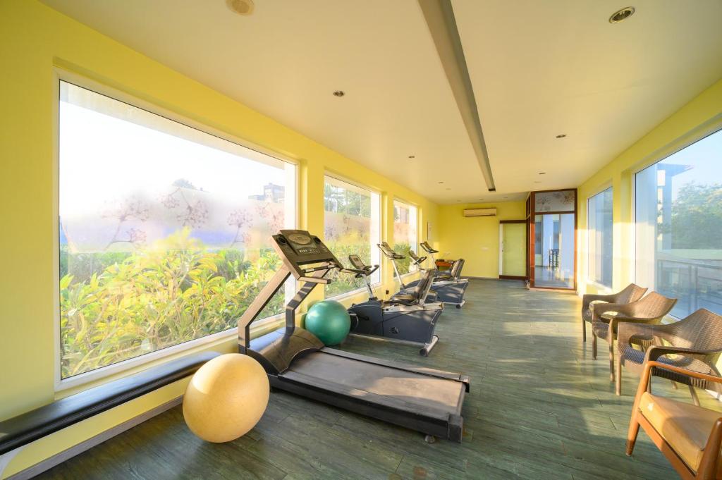 Fitness centrum a/nebo fitness zařízení v ubytování Sinclairs Siliguri