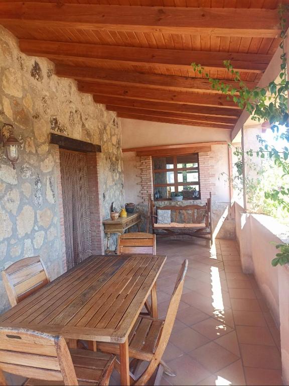 Posedenie v ubytovaní Casa Rural Balcón del Camino Viejo