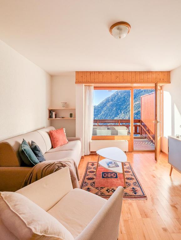 Nespecifikovaný výhled na hory nebo výhled na hory při pohledu z apartmánu