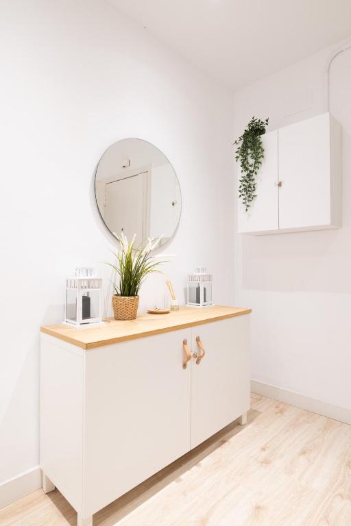 Kuchyňa alebo kuchynka v ubytovaní Apartamento NUEVO con encanto en SAGRADA FAMILIA