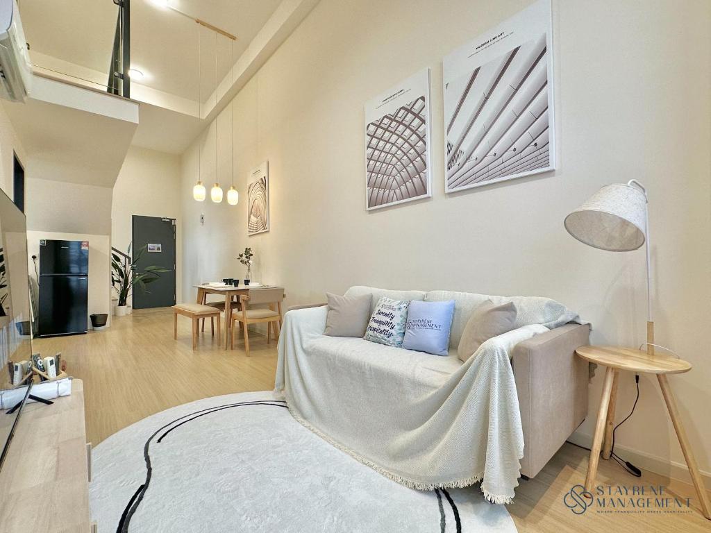Posezení v ubytování Sunway GRID Residence SunwayXpark BigBox By Stayrene
