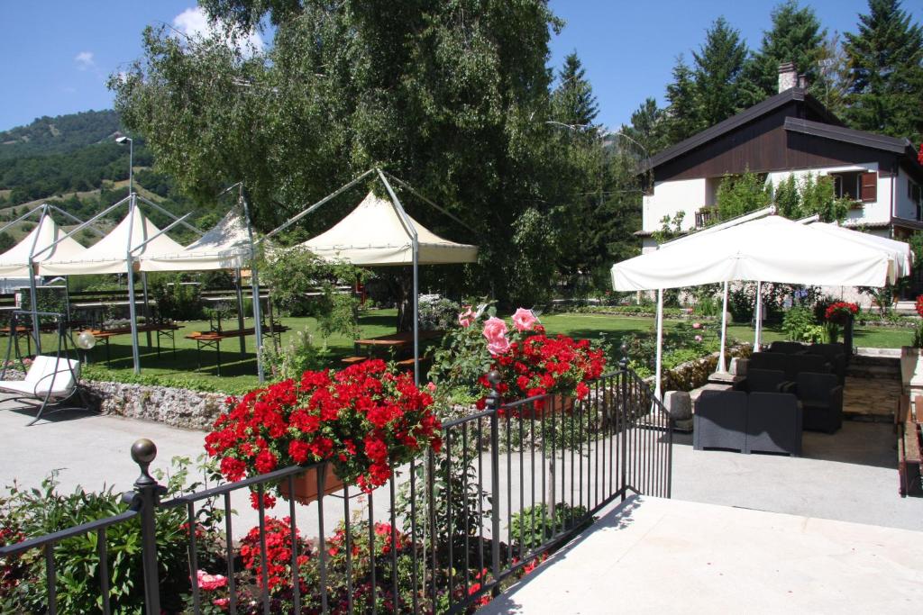 Zahrada ubytování Hotel Edelweiss