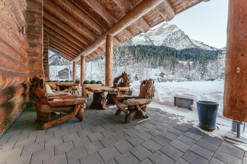 Nespecifikovaný výhled na hory nebo výhled na hory při pohledu z bed and breakfast