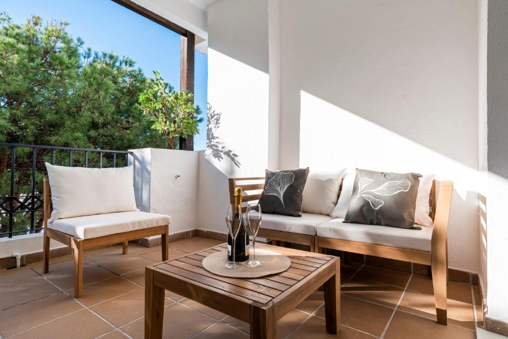Posezení v ubytování Confortable estudio en medina garden ref 332
