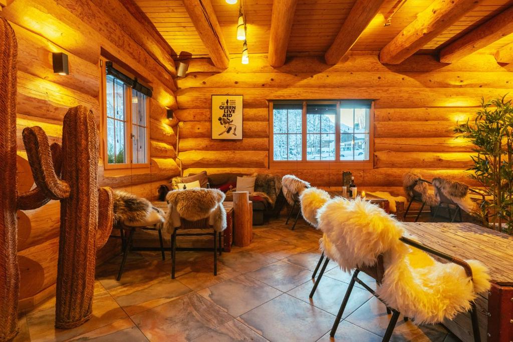 Posezení v ubytování Standard 4 - Heiti Lodge