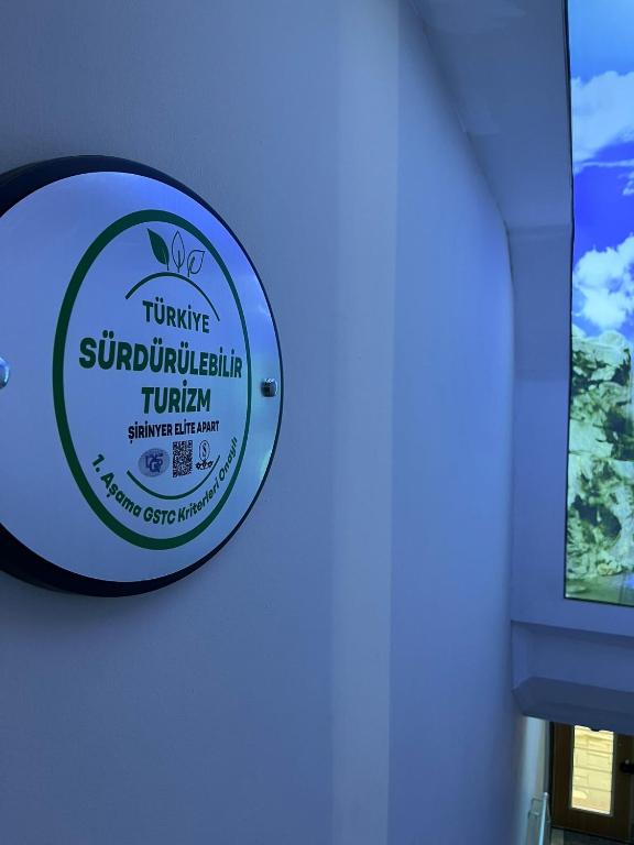 Certifikát, hodnocení, plakát nebo jiný dokument vystavený v ubytování Şirinyer Elit Residance Apart Hotel