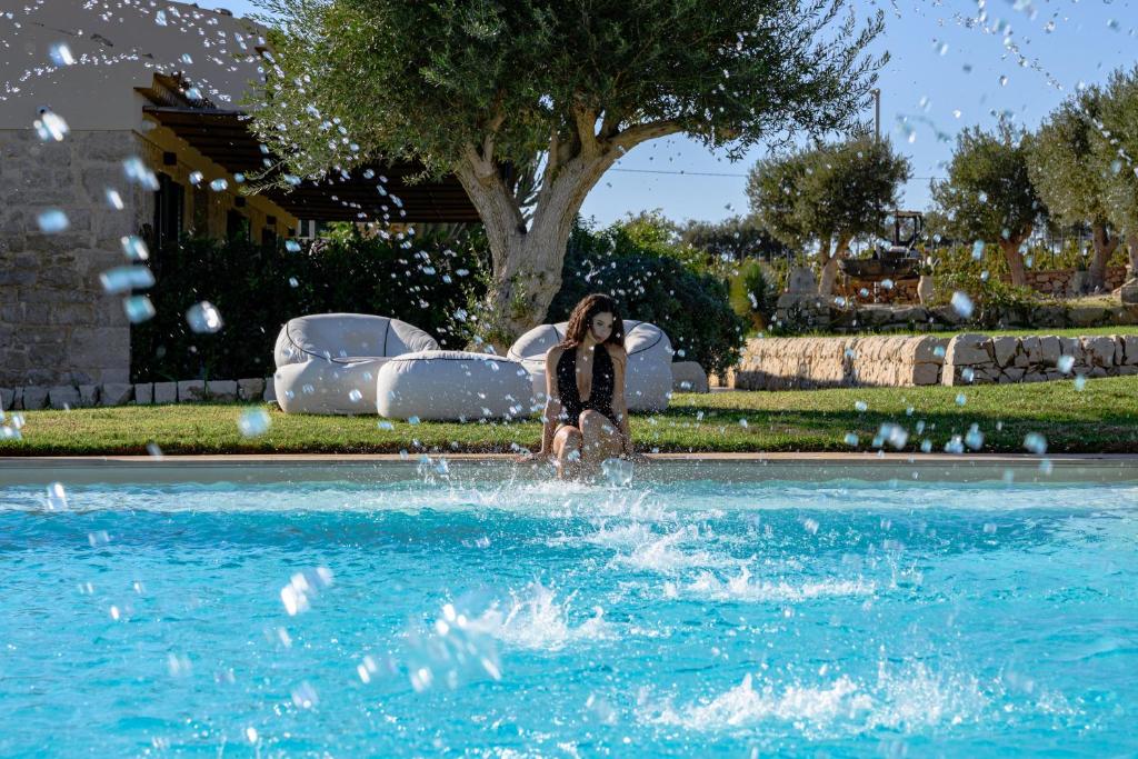Bazén v ubytování Poggio Leano Boutique Hotel nebo v jeho okolí