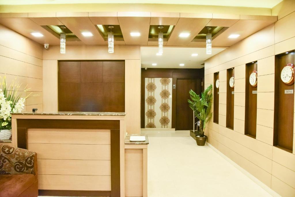 Vstupní hala nebo recepce v ubytování Zaith Residency Near US Consulate & Apollo hospitals