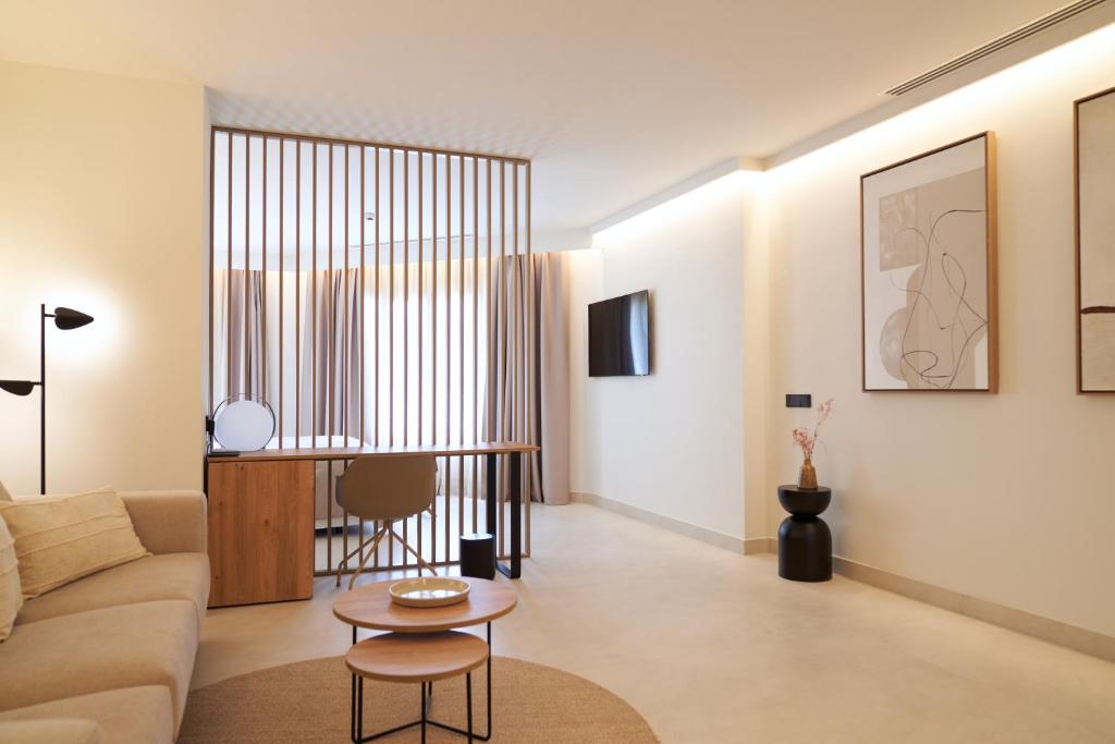 Posezení v ubytování Hotel-Restaurante Jardines La Tejera