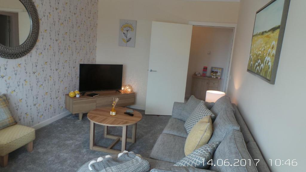 TV a/nebo společenská místnost v ubytování Lexington Apartments