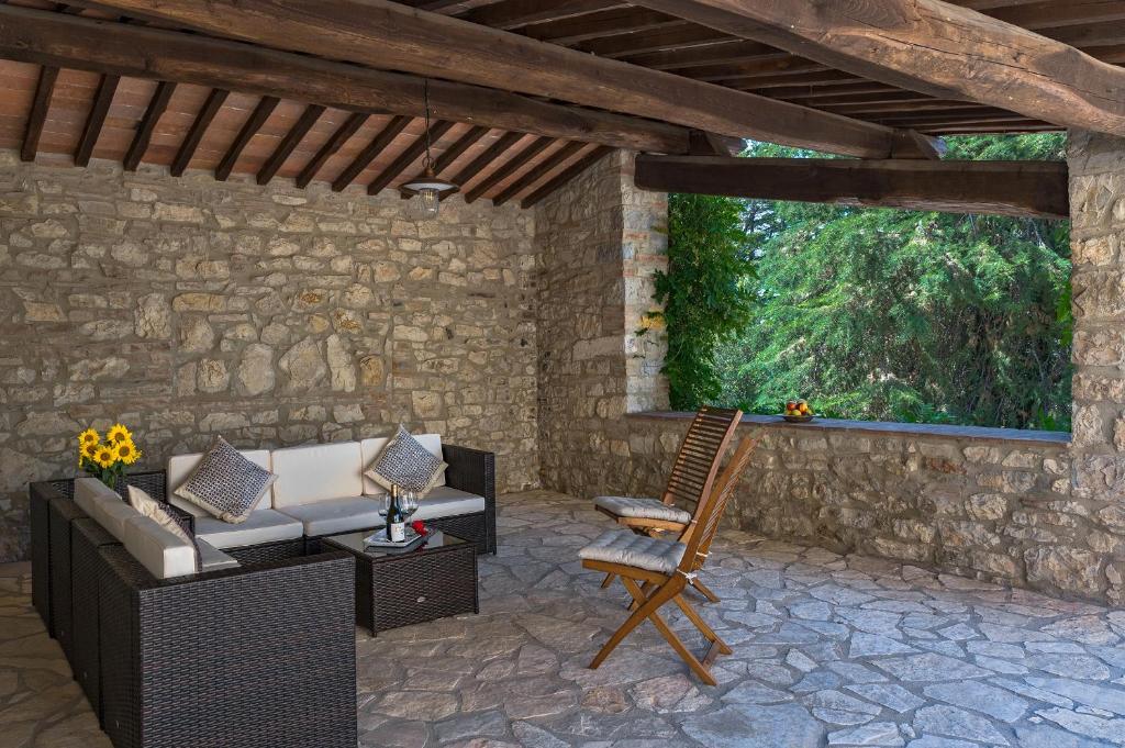 Posedenie v ubytovaní RICASOLI, Villa Agresto