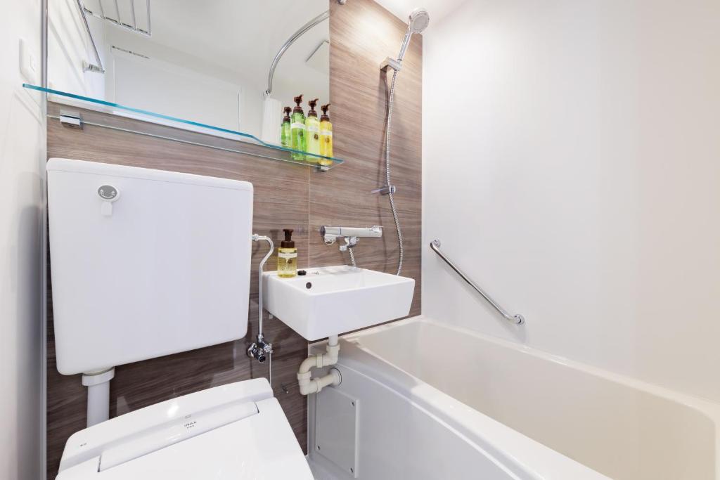 Koupelna v ubytování HOTEL MYSTAYS Nippori