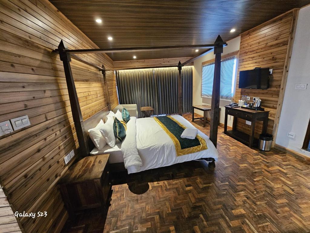 Postel nebo postele na pokoji v ubytování Delo Retreat