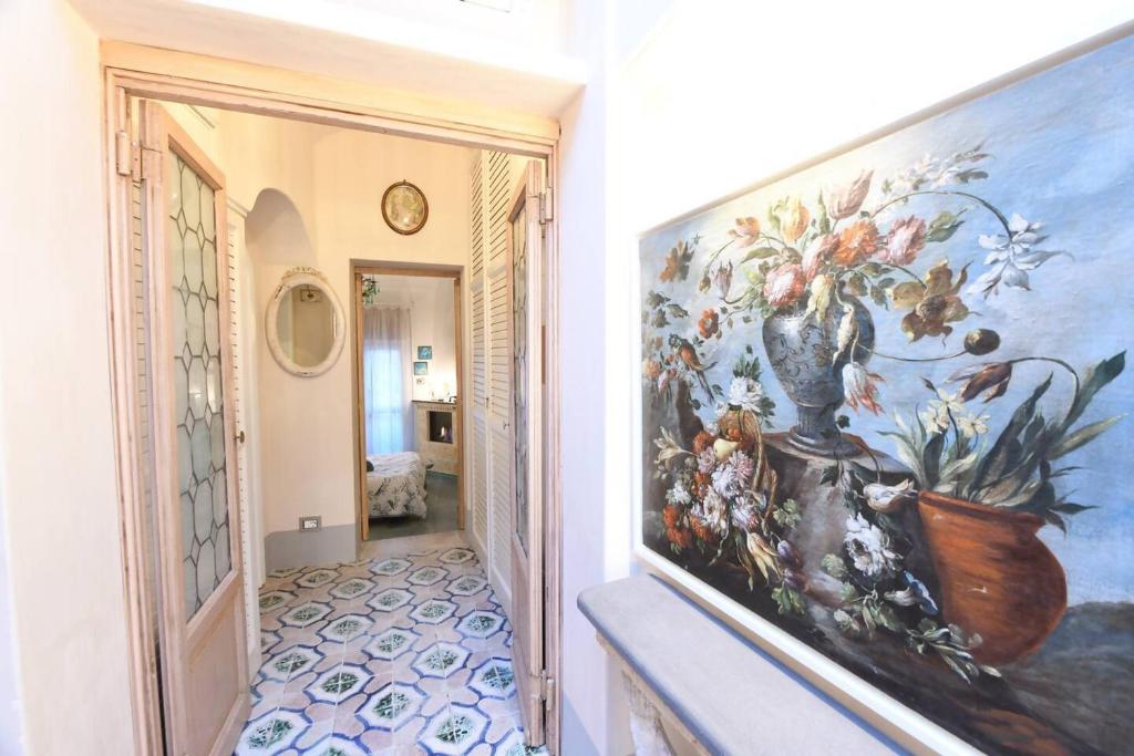 Kúpeľňa v ubytovaní Perla nel blu villa affacciata sul mare