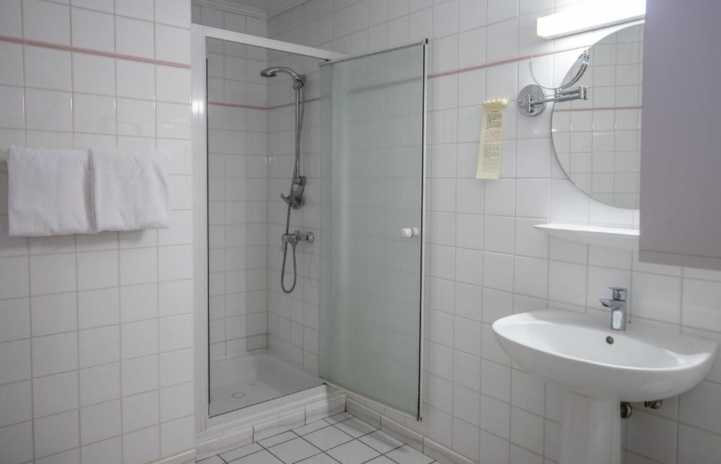 Koupelna v ubytování Blanckthys Hotel Voeren