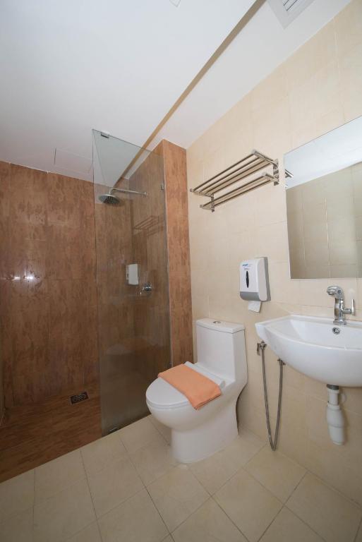Koupelna v ubytování ORO Hotel Kluang