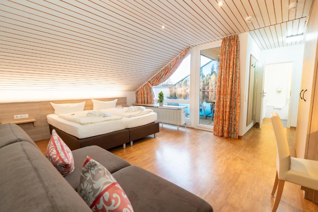 Posezení v ubytování Wellnesshotel Sonnenhof & Sonnhalde