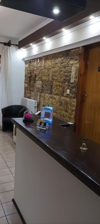 Kuchyň nebo kuchyňský kout v ubytování Vanta Hotel