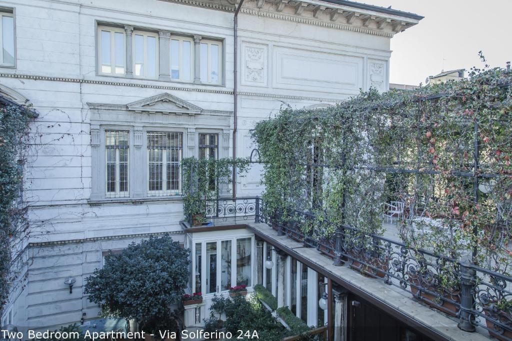Vonkajšia záhrada v ubytovaní Brera Apartments in San Marco