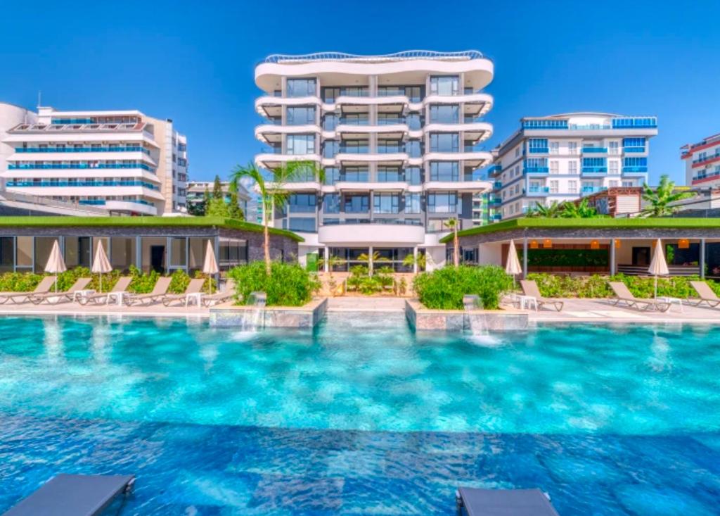 Kolam renang di atau dekat dengan Nordic Art - Premium apartment by the sea