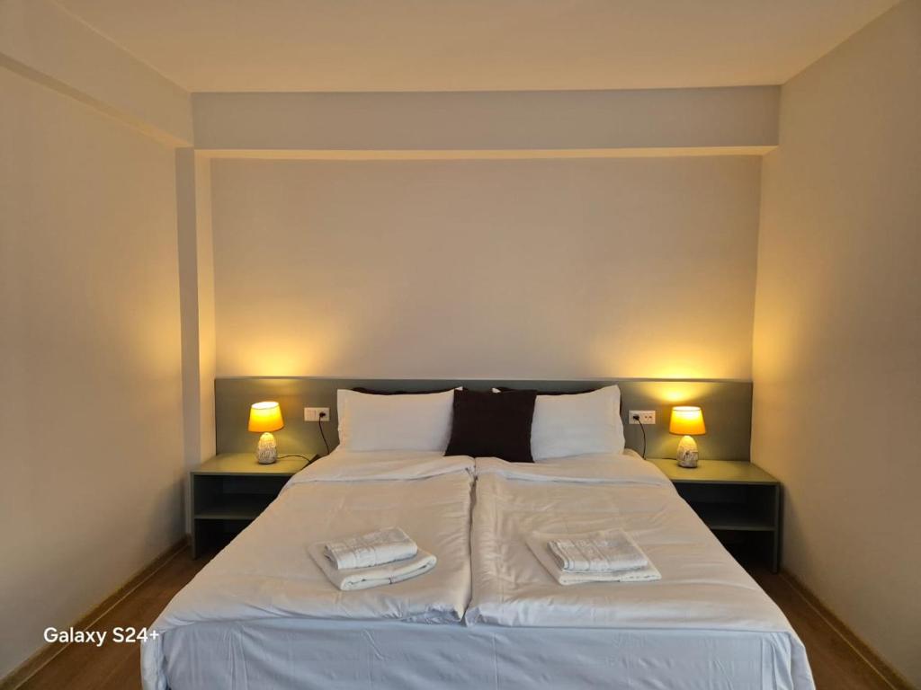Postel nebo postele na pokoji v ubytování Hotel Asa