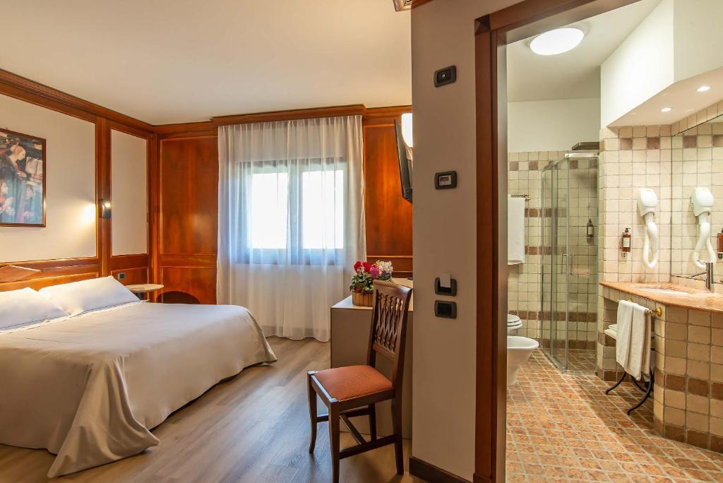 Koupelna v ubytování Relais Du Foyer