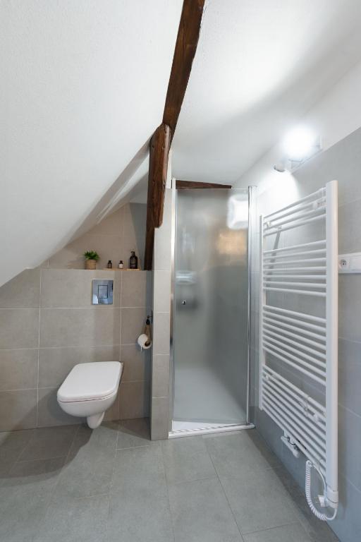 Koupelna v ubytování Avama - apartmány Srní