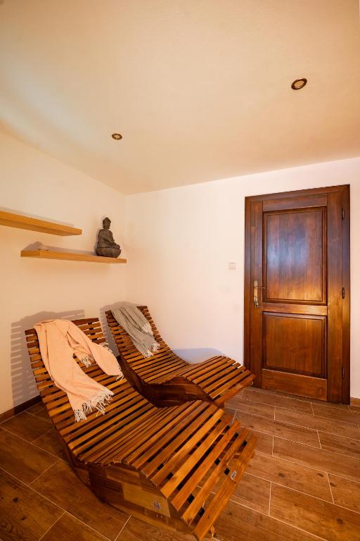 Posezení v ubytování Avama - apartmány Srní