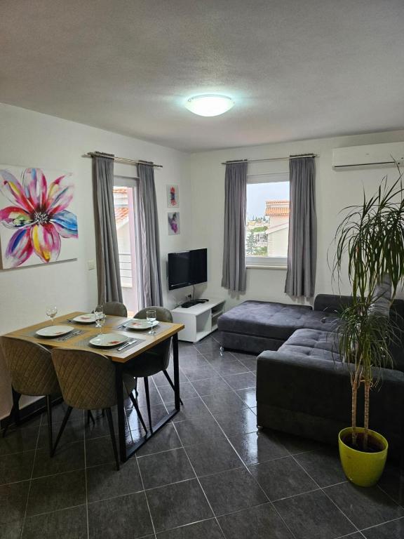 TV a/nebo společenská místnost v ubytování Apartments Andrijanić
