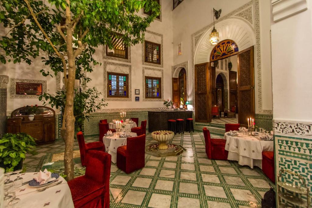 Posezení v ubytování Riad - Dar Al Andalous