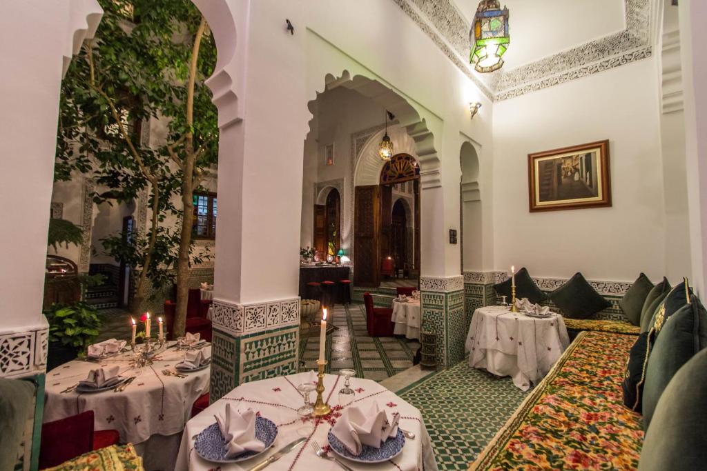 Posezení v ubytování Riad - Dar Al Andalous