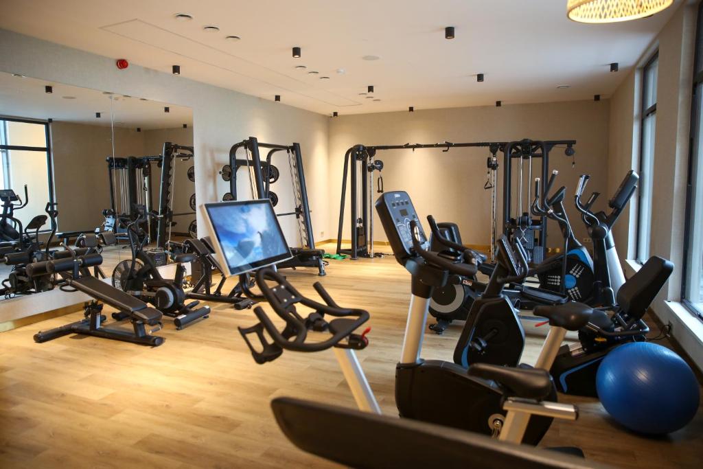 Centrum fitness w obiekcie Hotel Mazurski Raj